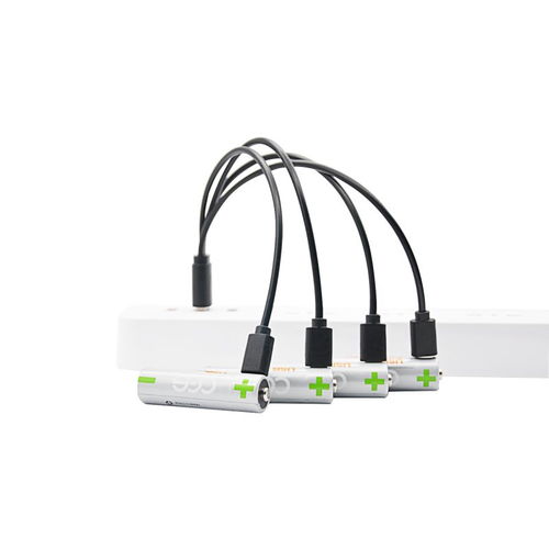 ces厂家热销micro usb充电5号 14500 aa锂电池1.5v恒压适用电动工具电子数码