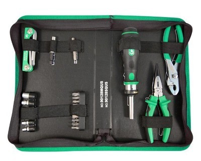 UNISON优力士28件实用全能工具组 电工与电子维修的得力助手